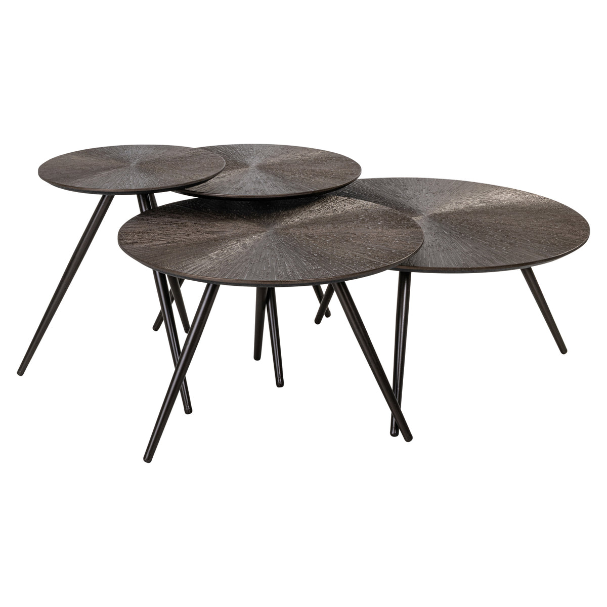 Richmond Interiors Quadra Brunzae Coffee Table (Set of 4)