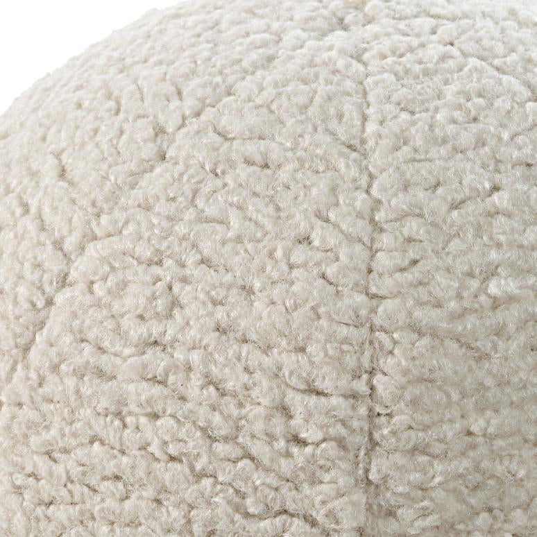 Uttermost Capra Ball Sheepskin Pillows, Set of 2