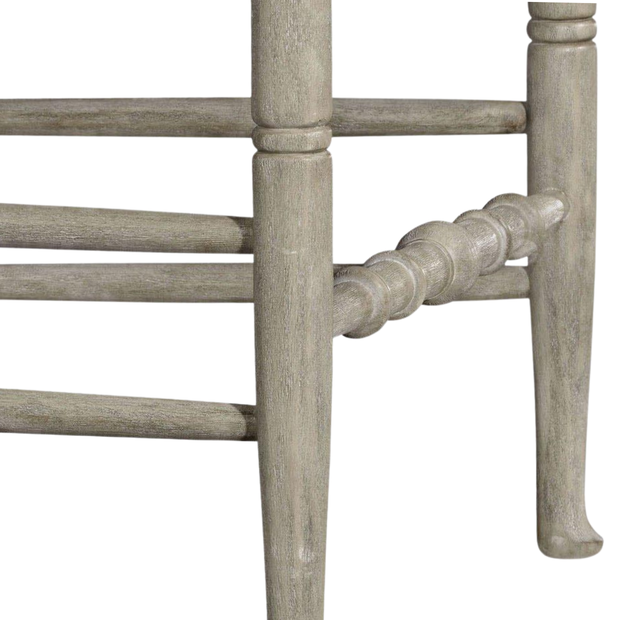 Jonathan Charles Dining Chair with Arms Rustic Ladder Back in Mazo - Rustic Grey
