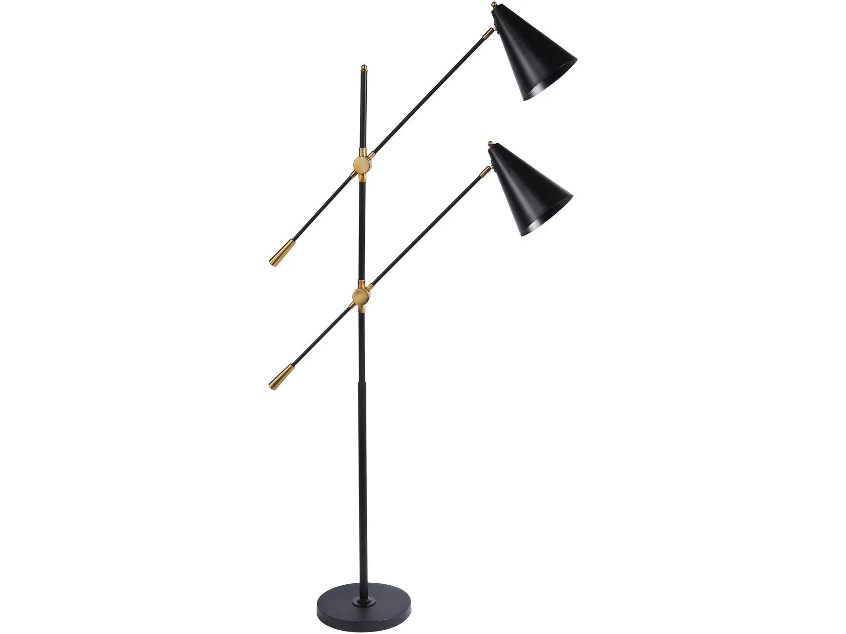 Marcer Twin Head Floor Lamp E27 40W  Nicholas John Interiors