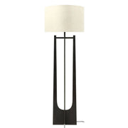 Glenmore Hammered Iron Floor Lamp Gilded Oak Finish - E27 60W  Nicholas John Interiors