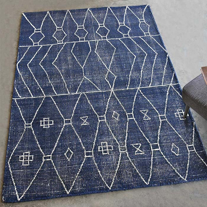 Uttermost Fressia Rug in Blue - 244 x 305 cm