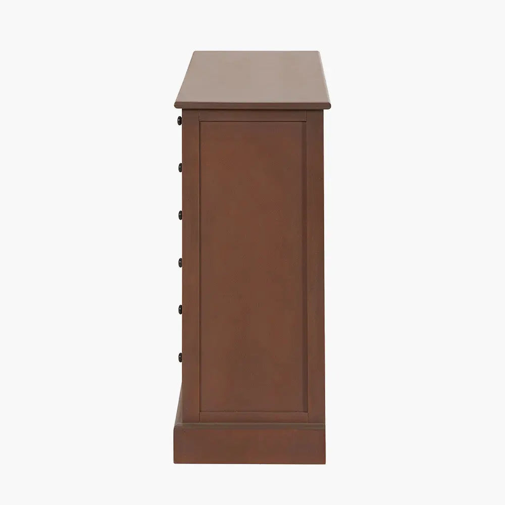 Loft Sage Multicoloured Pine Wood 6 Drawer Unit  Nicholas John Interiors