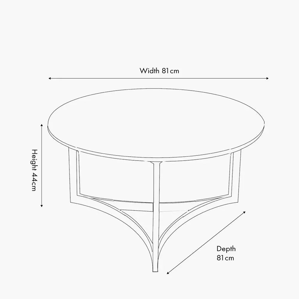 Hendrick White Marble and Black Metal Coffee Table  Nicholas John Interiors
