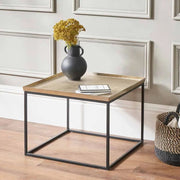 Franklin Gold Cast and Black Metal Coffee Table  Nicholas John Interiors