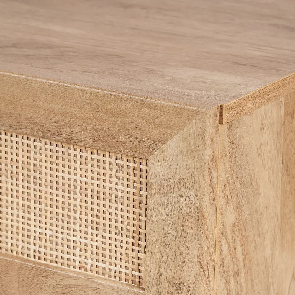 Henrik Natural Rattan 6 Drawer Unit  Nicholas John Interiors
