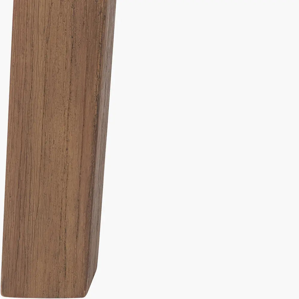 Gio Black and Natural Acacia Wood Dining Table  Nicholas John Interiors