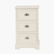 Croft Linen Pine Wood 3 Drawer Unit  Nicholas John Interiors