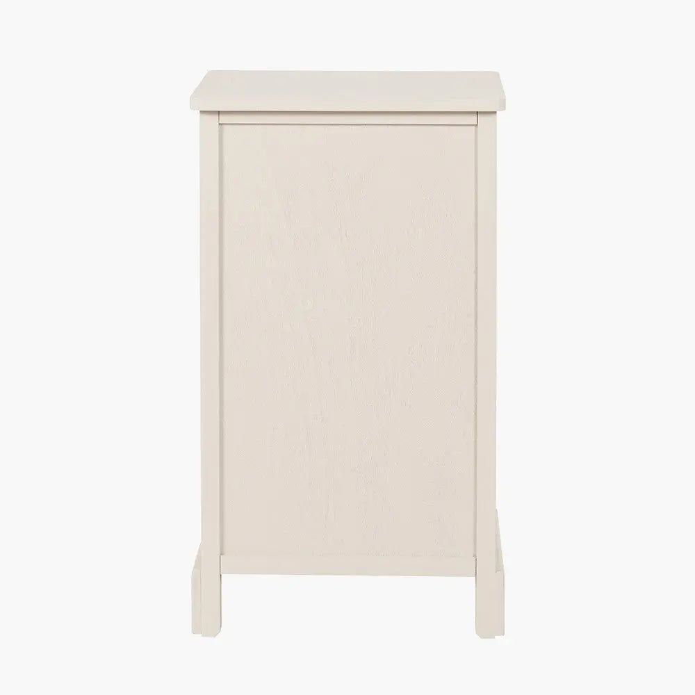 Croft Linen Pine Wood 3 Drawer Unit  Nicholas John Interiors