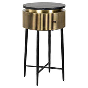 Richmond Interiors Ironville Brass Side Table