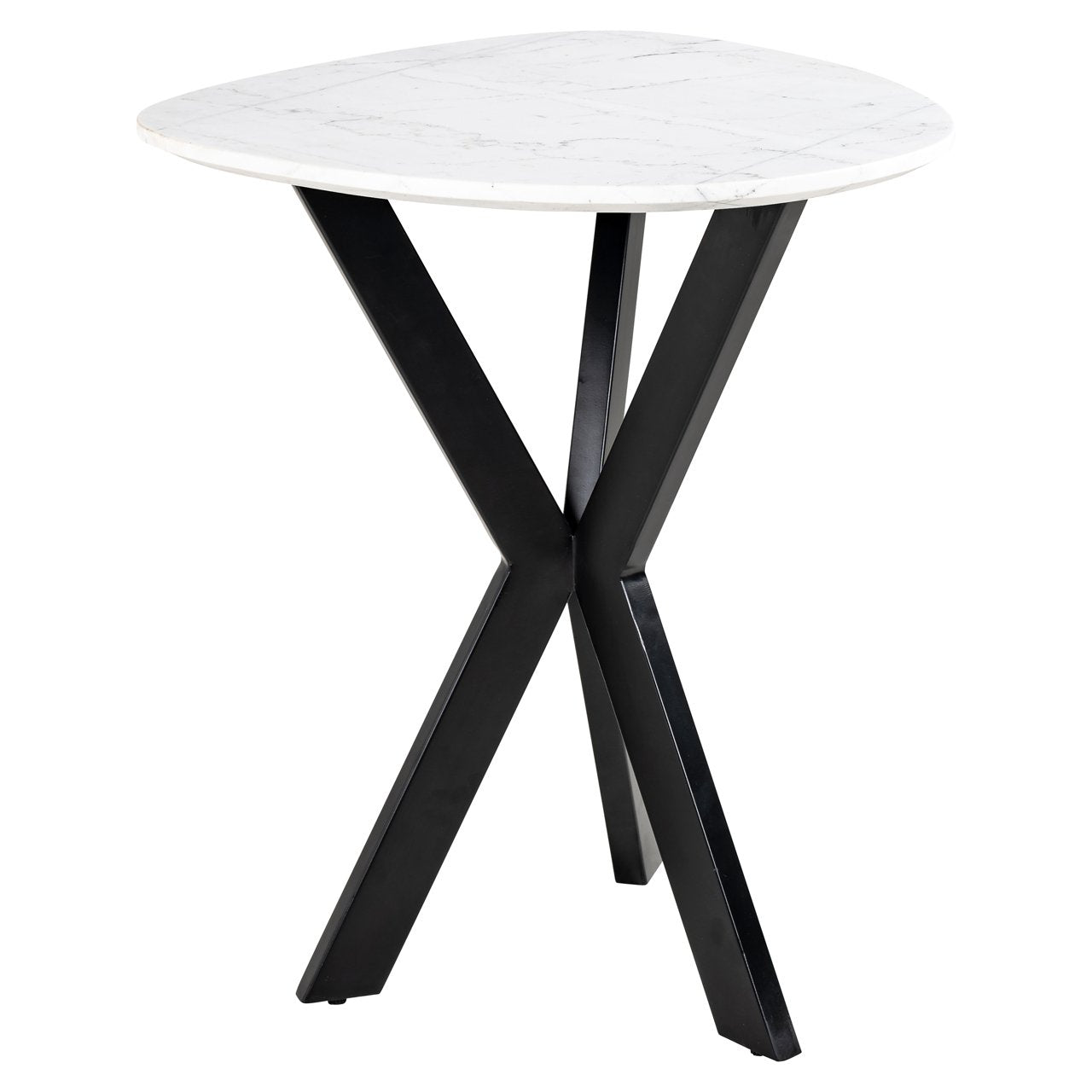 Richmond Interiors Trocadero Black/White End Table