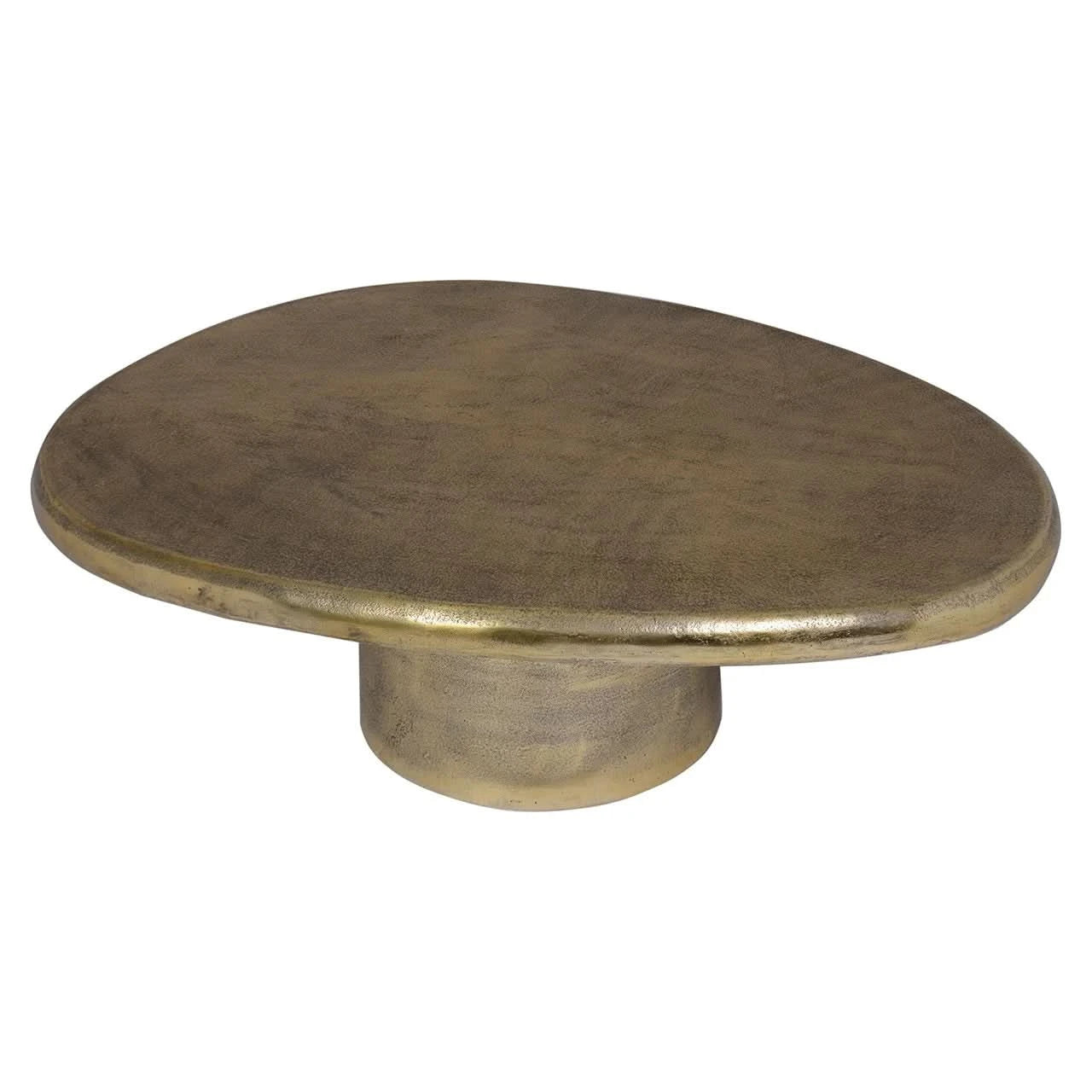 Richmond Interiors Pulitzer Coffee Table in Brushed Gold   Nicholas John Interiors