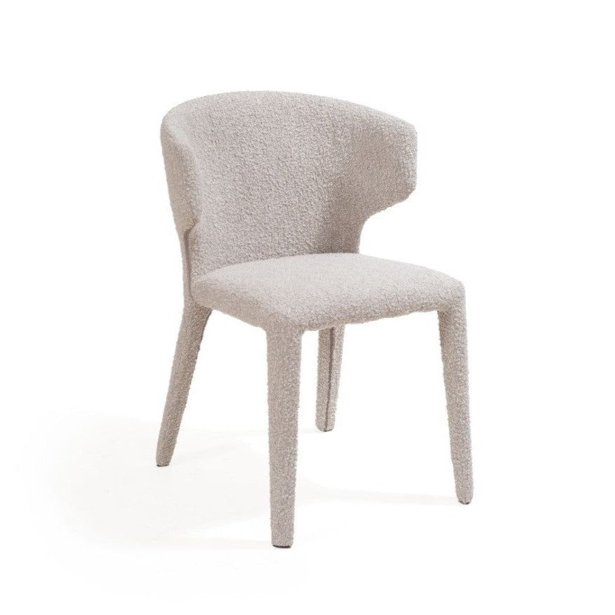 Tommy Franks Vela Dining Chair - Chex Steam Bouclé
