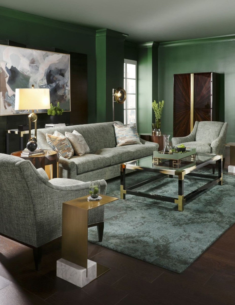 Theodore Alexander Cutting Edge Coffee Table in Black