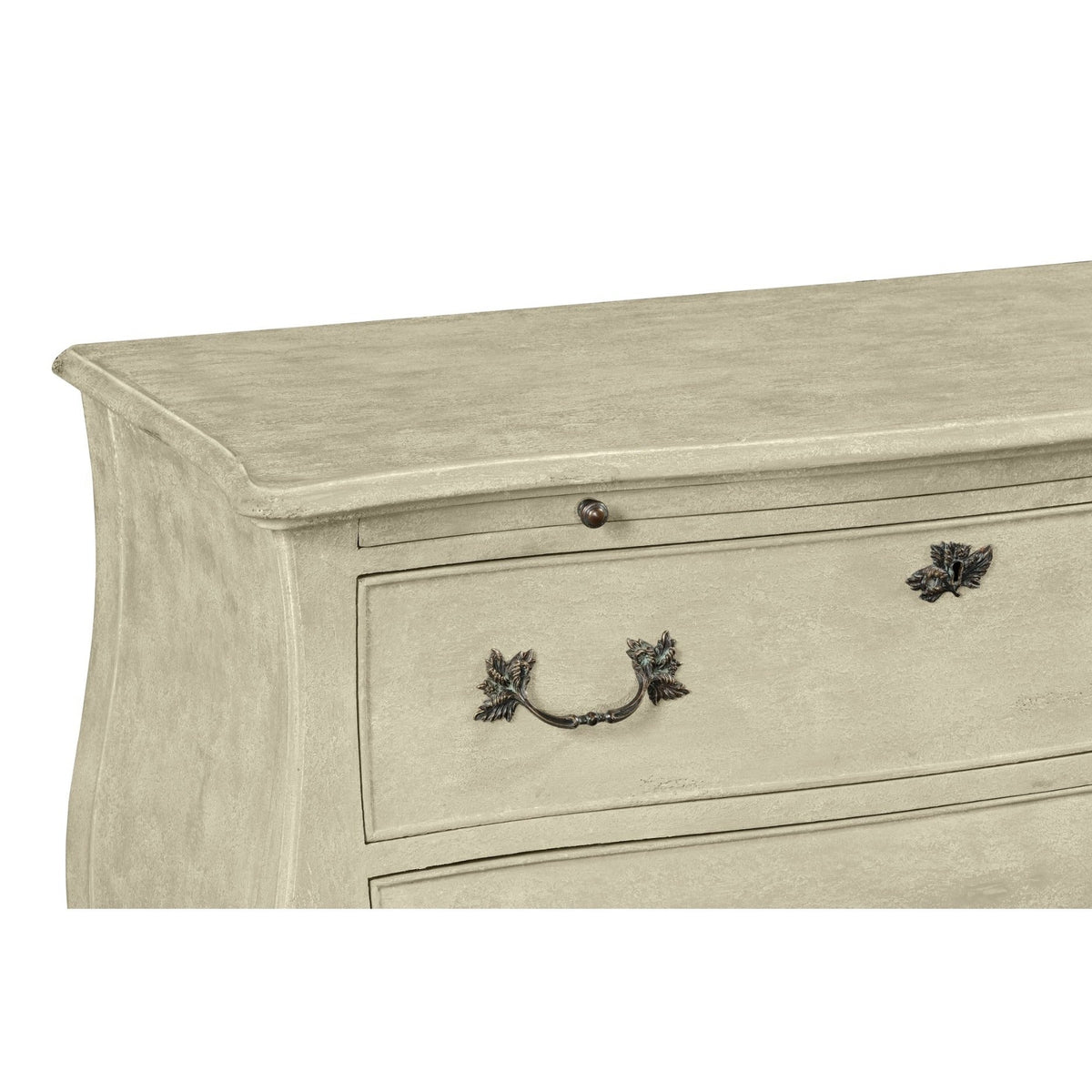 Jonathan Charles Chest of Drawers Bombe in Grey