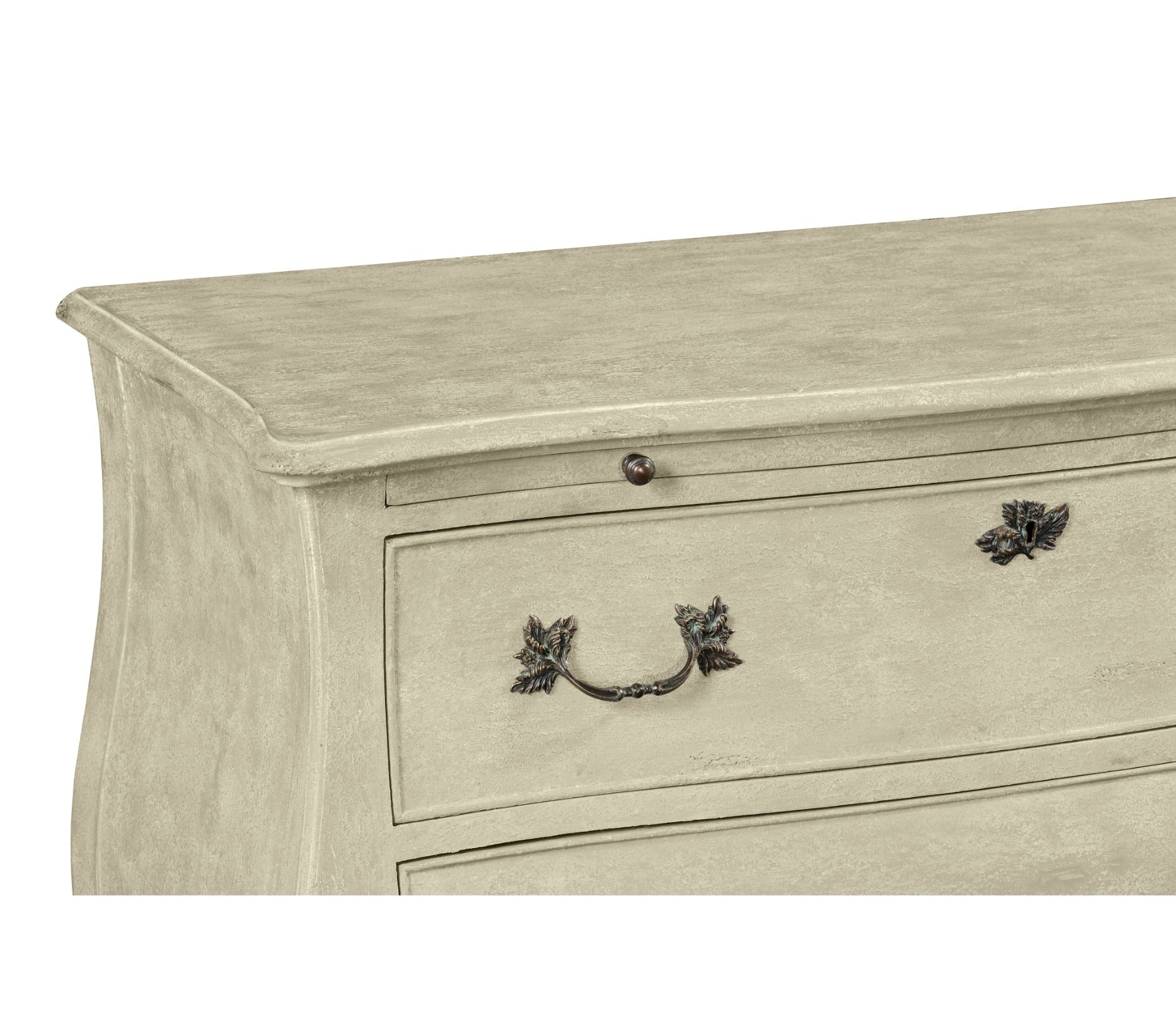 Jonathan Charles Chest of Drawers Bombe in Grey