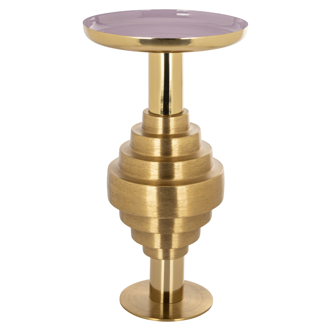 Richmond Interiors Empire Brushed Gold End Table