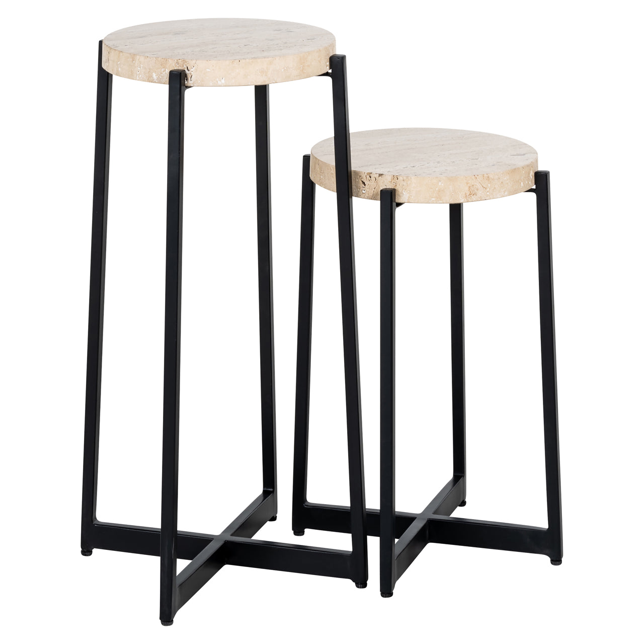 Richmond Interiors Dillinger Beige End Table (Set of 2)