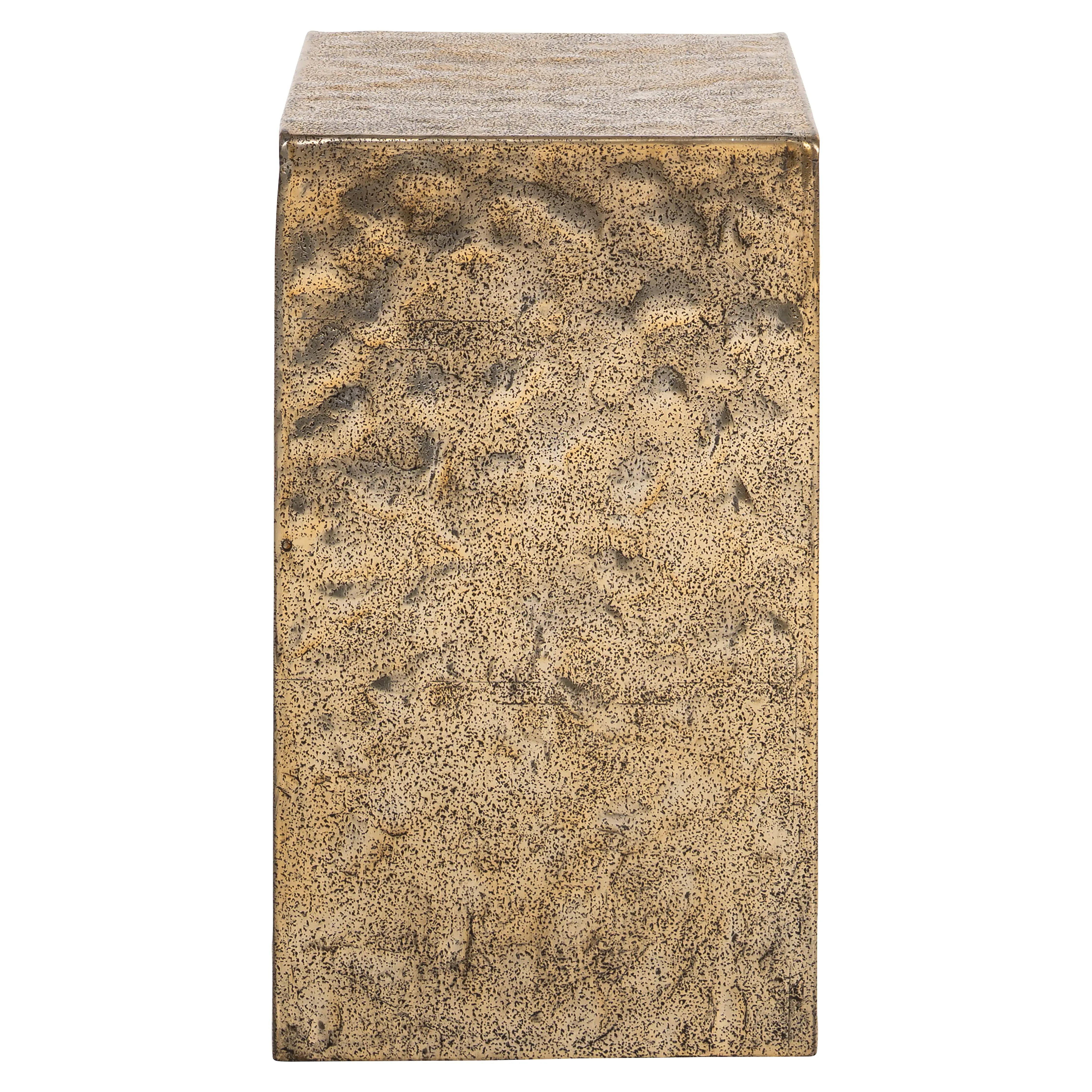 Richmond Interiors Novan End Table in Gold  Nicholas John Interiors