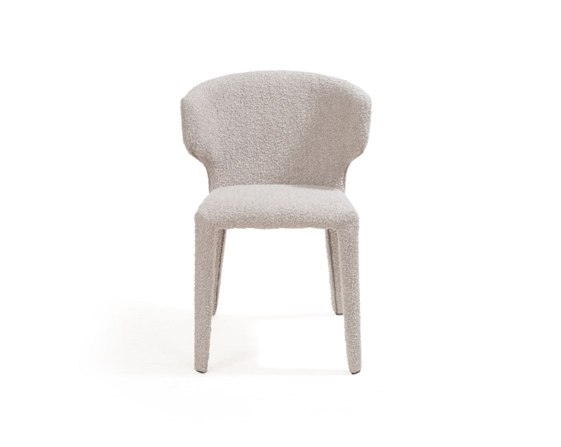 Tommy Franks Vela Dining Chair - Chex Steam Bouclé