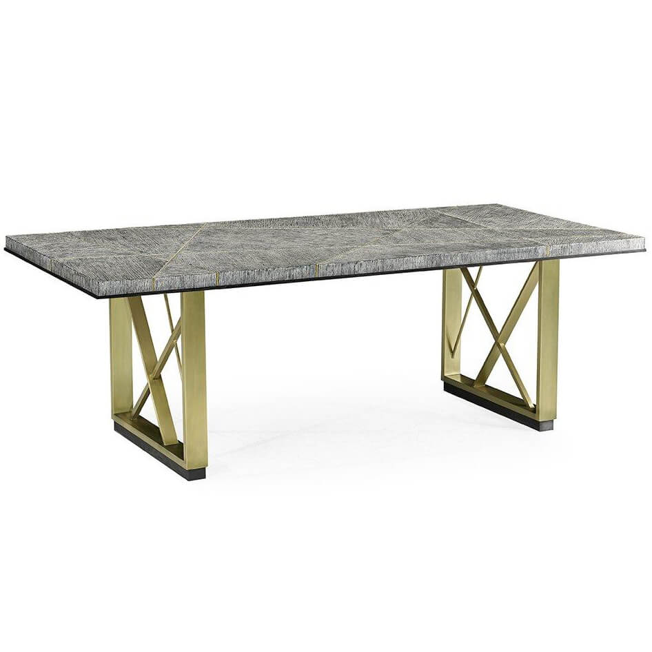 Jonathan Charles Geometric 84" Dining Table