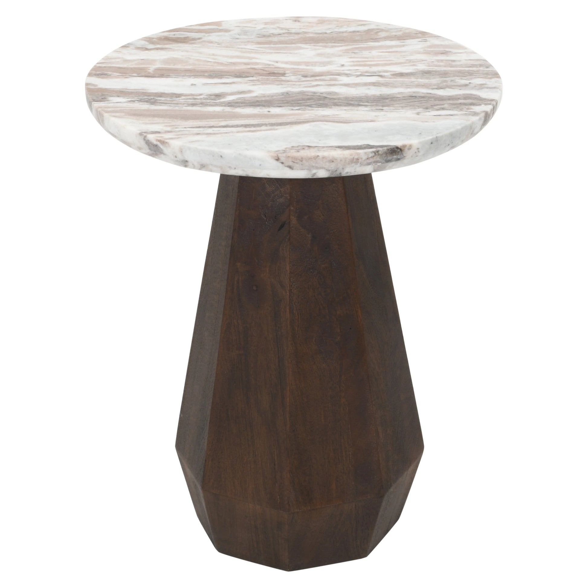 Richmond Interiors Oberoy End table in Brown  Nicholas John Interiors