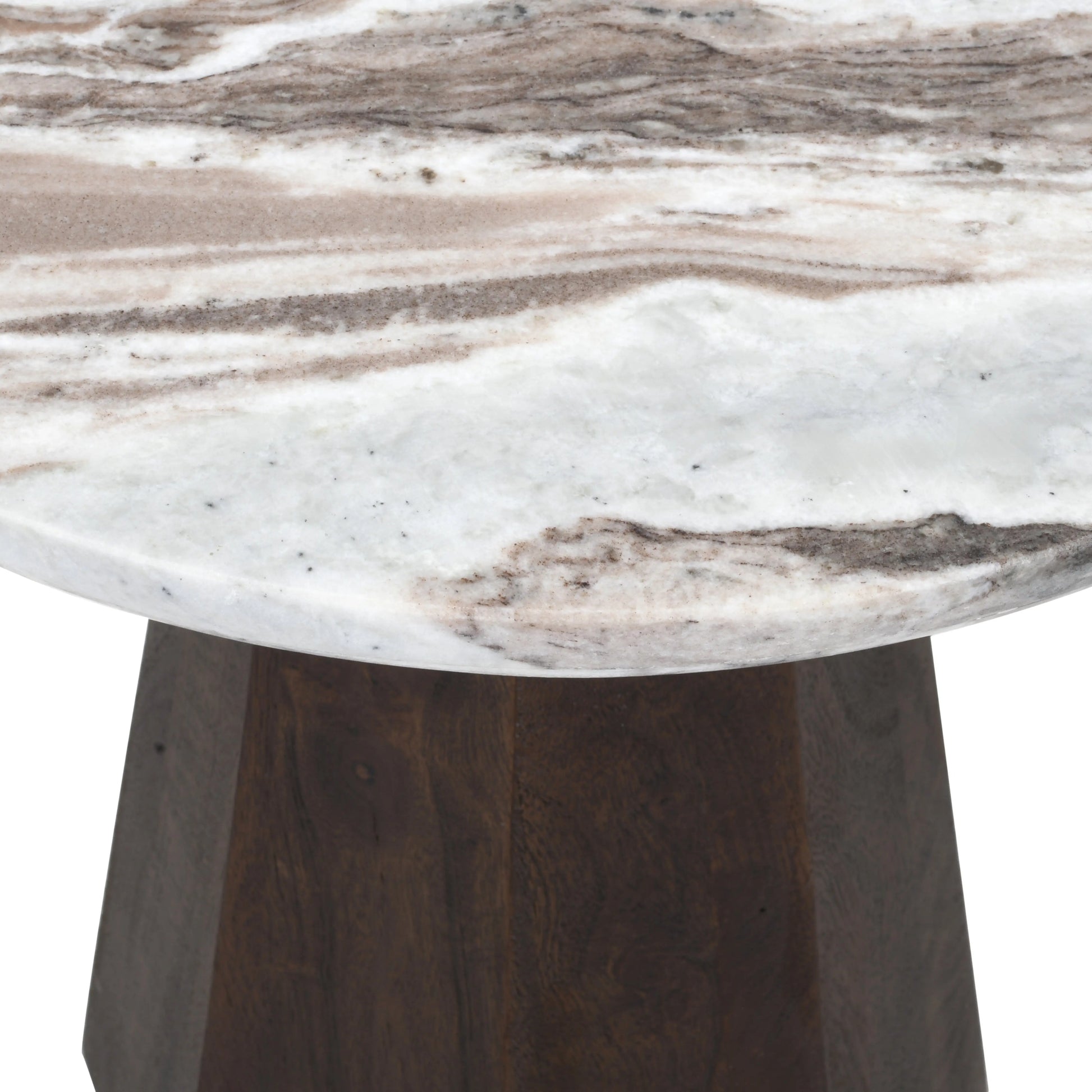 Richmond Interiors Oberoy End table in Brown  Nicholas John Interiors