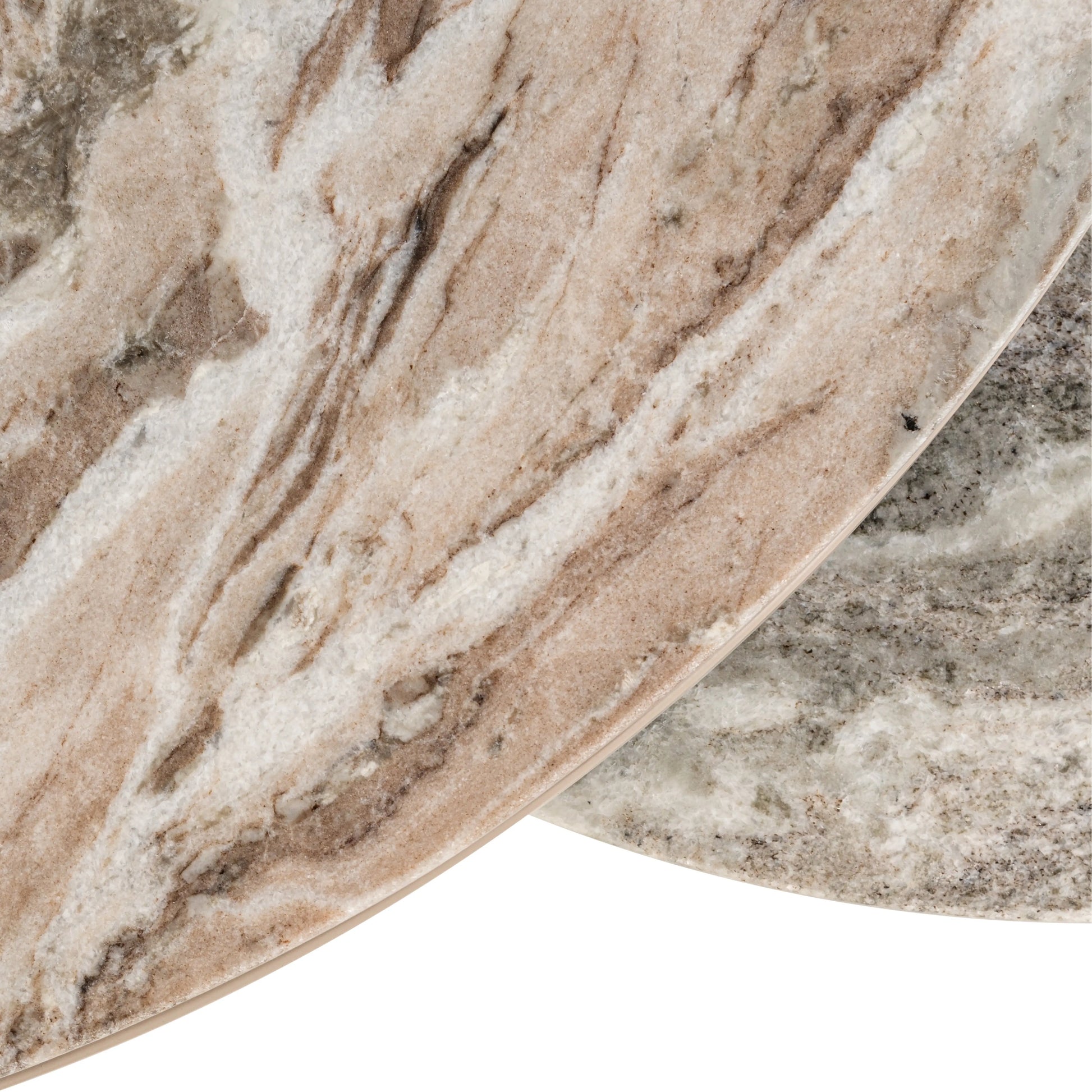Richmond Interiors Fairfax Set of 2 Coffee Table in Stone  Nicholas John Interiors