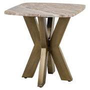 Richmond Interiors Bottega End Table in White  Nicholas John Interiors