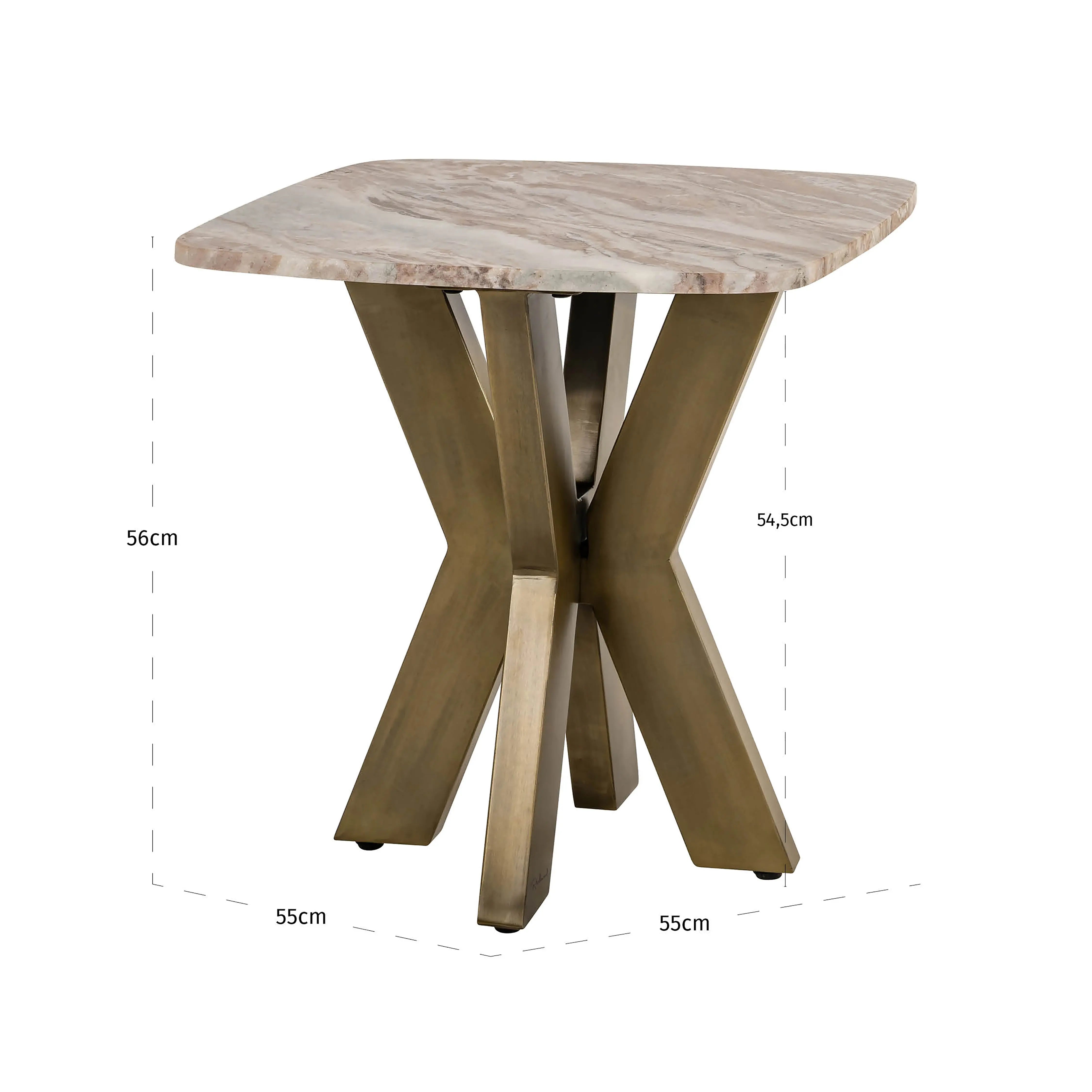 Richmond Interiors Bottega End Table in White  Nicholas John Interiors