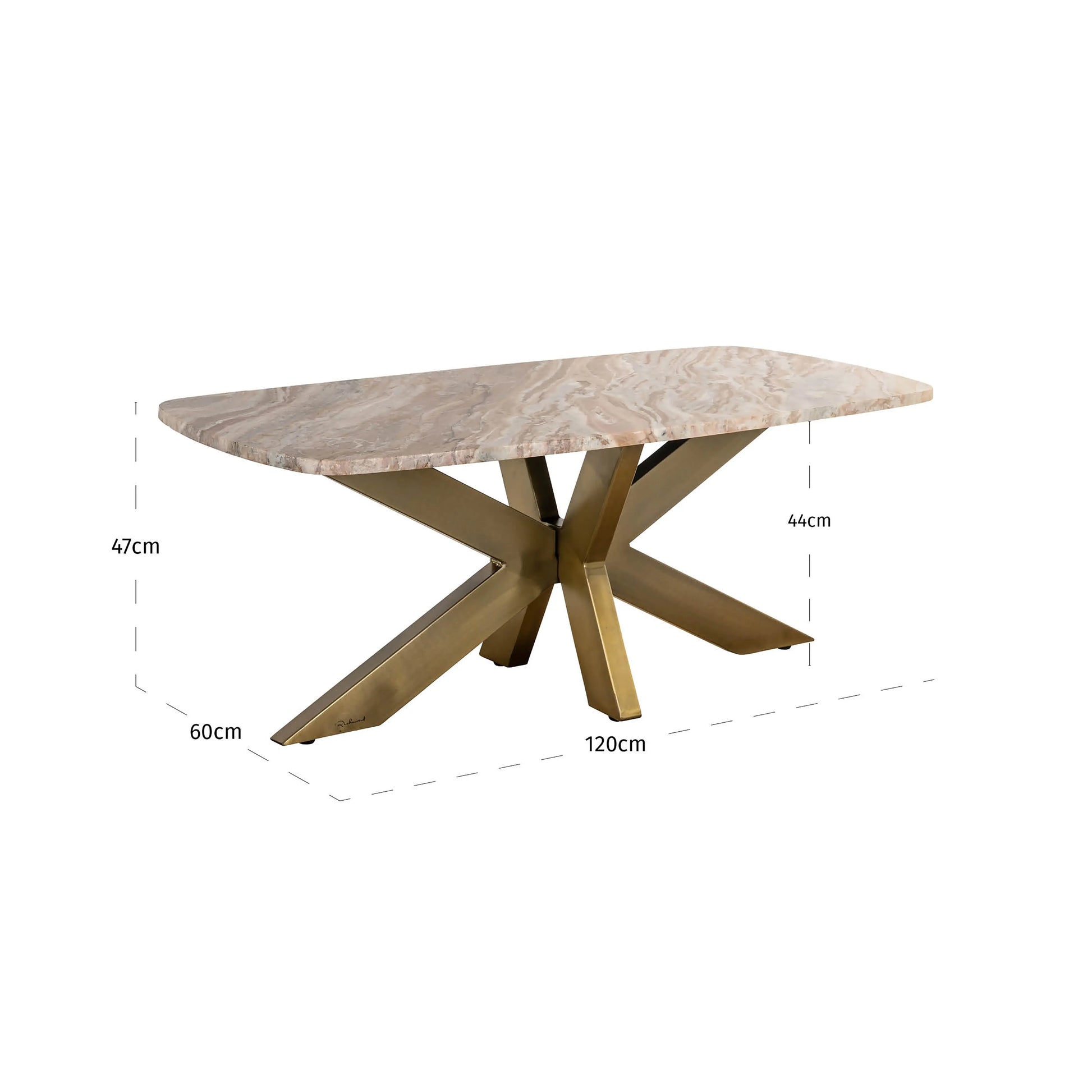 Richmond Interiors Bottega Coffee table in White  Nicholas John Interiors