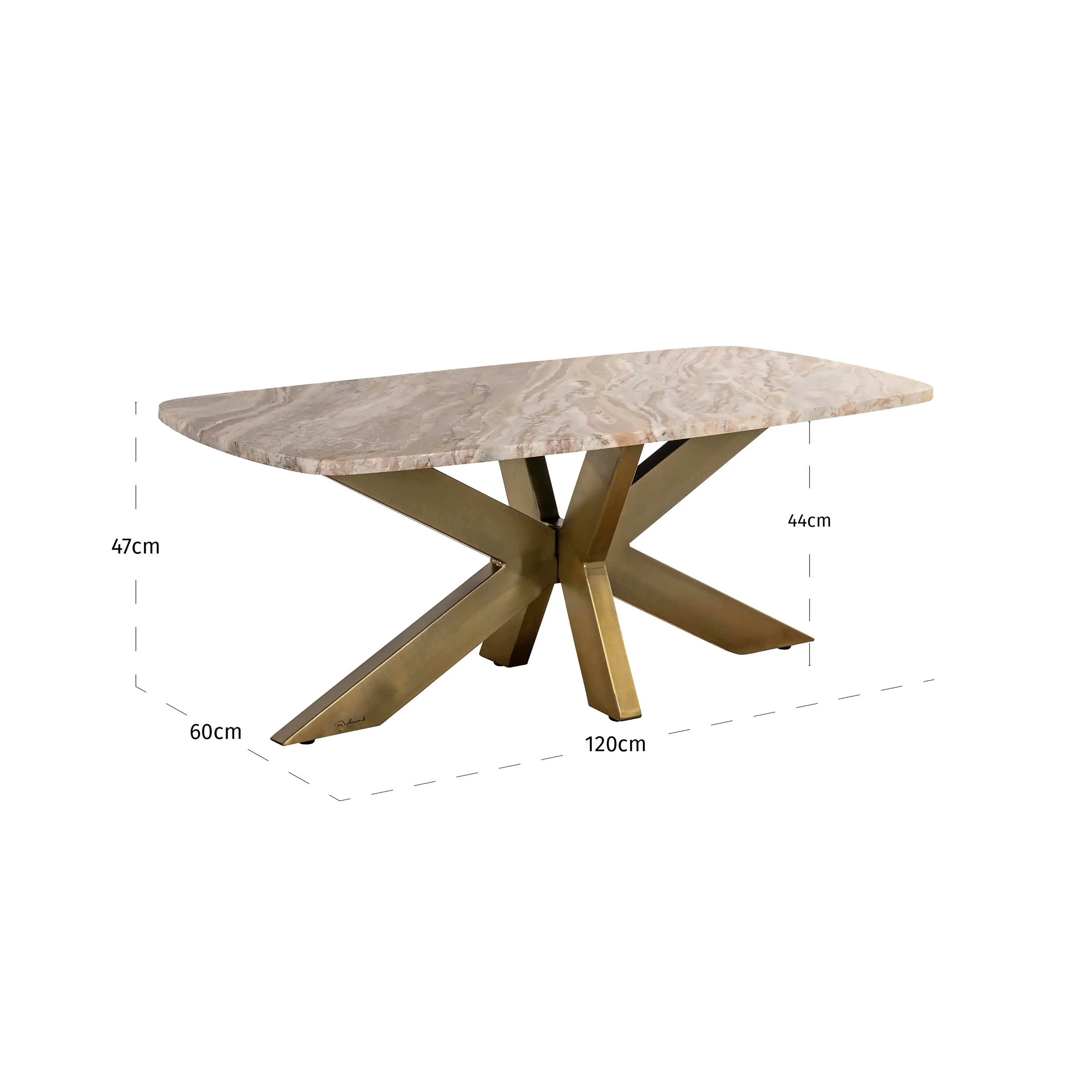 Richmond Interiors Bottega Coffee table in White  Nicholas John Interiors
