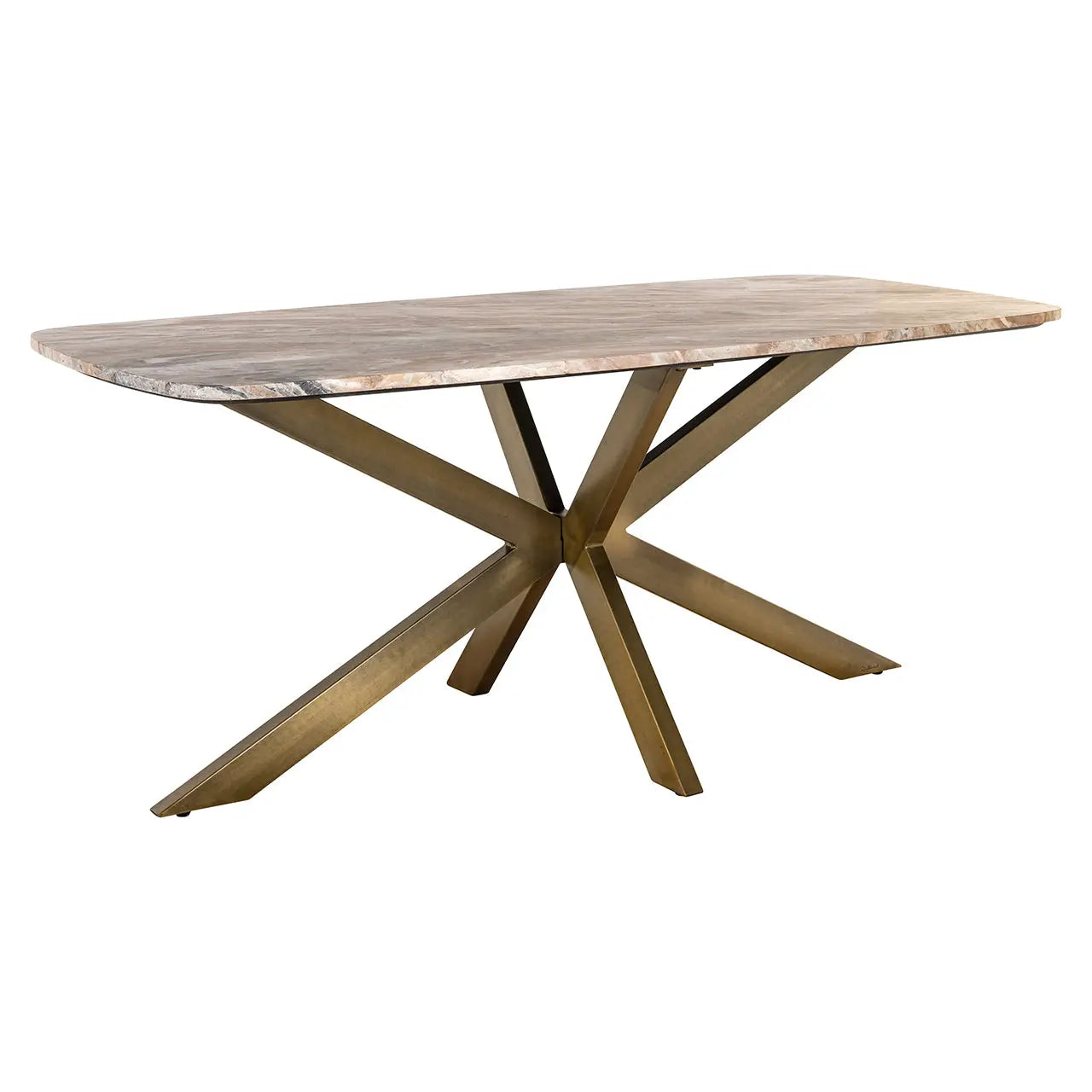 Richmond Interiors  Bottega Danish Oval 190cm Dining Table in White  Nicholas John Interiors