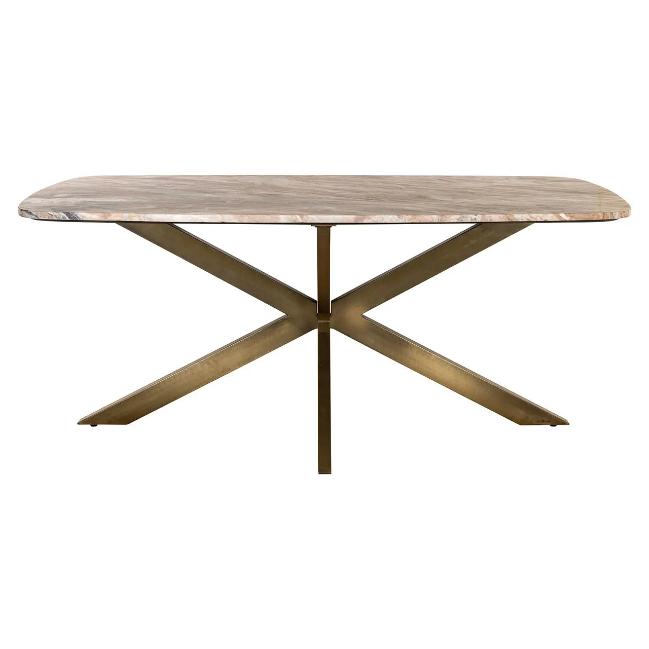 Richmond Interiors  Bottega Danish Oval 190cm Dining Table in White  Nicholas John Interiors
