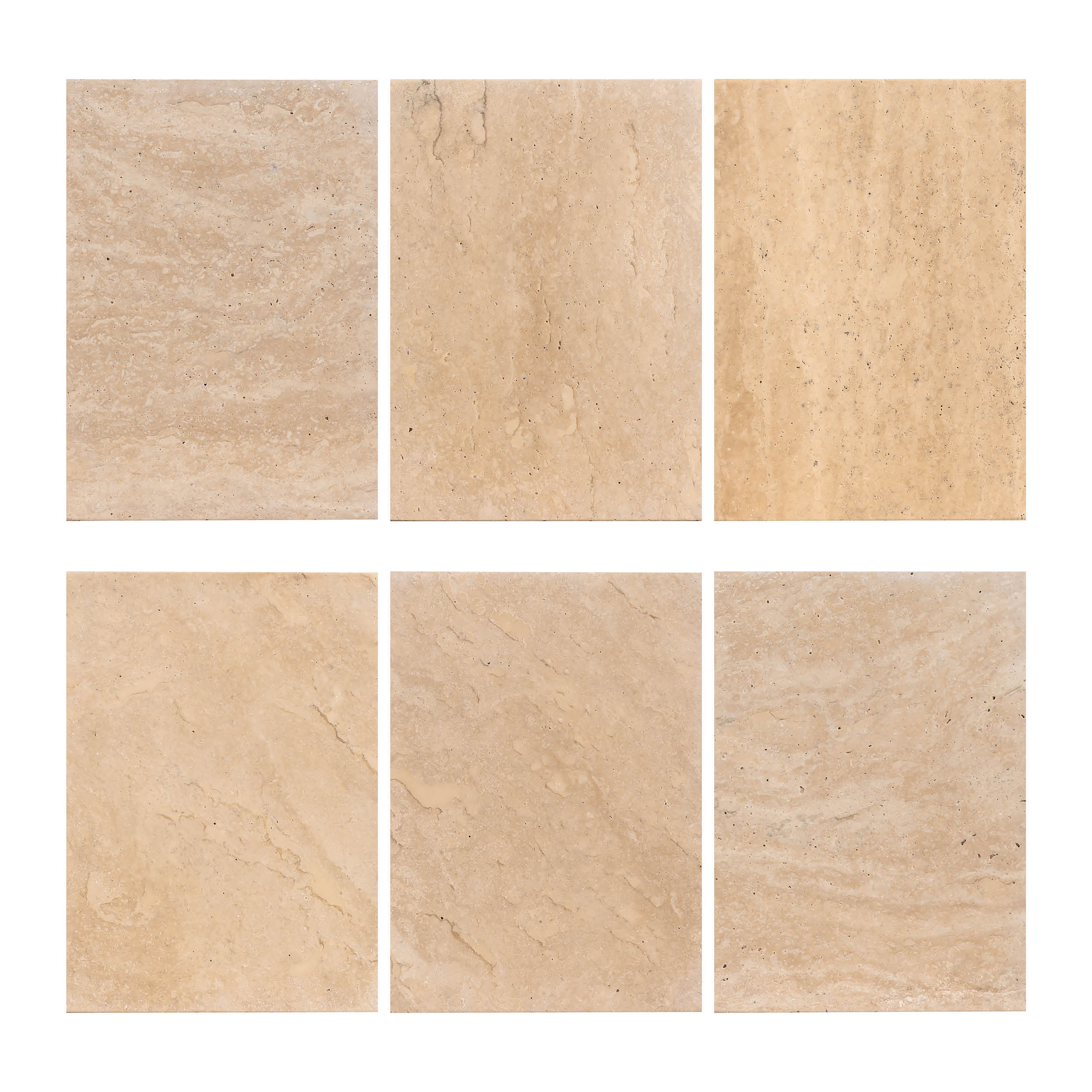 Richmond Interiors Renaissance Dining Table Italian Travertine in Beige