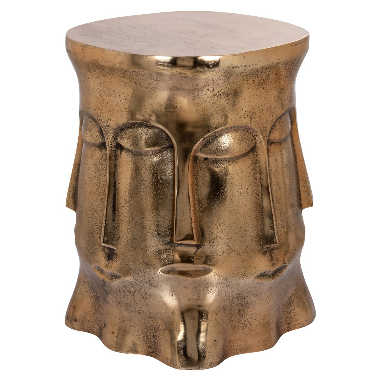 Richmond Interiors Hedron Gold End Table