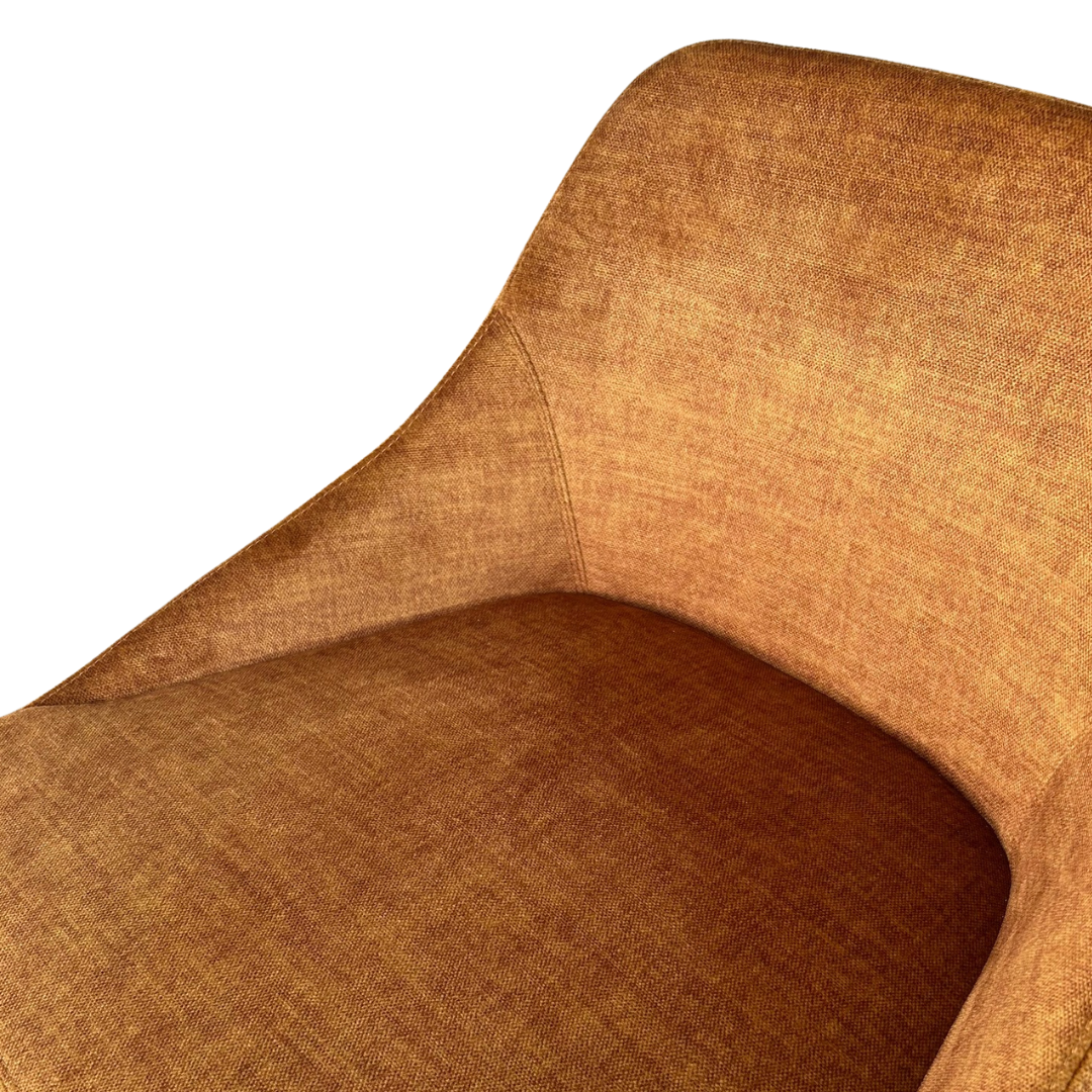 Vai Barstool - Bella Velour Amber   Nicholas John Interiors