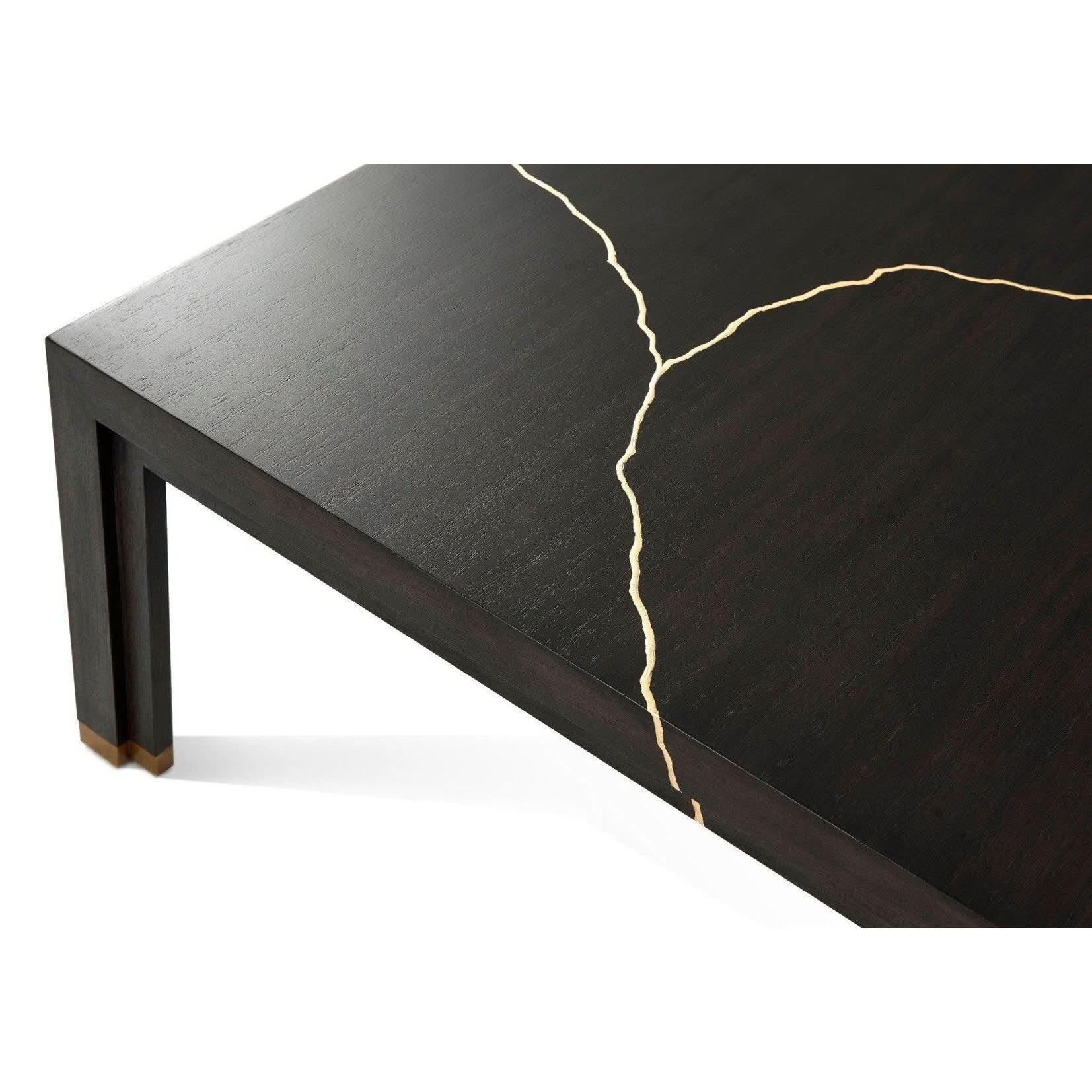 Theodore Alexander Table Marloe Coffee in Black   Nicholas John Interiors