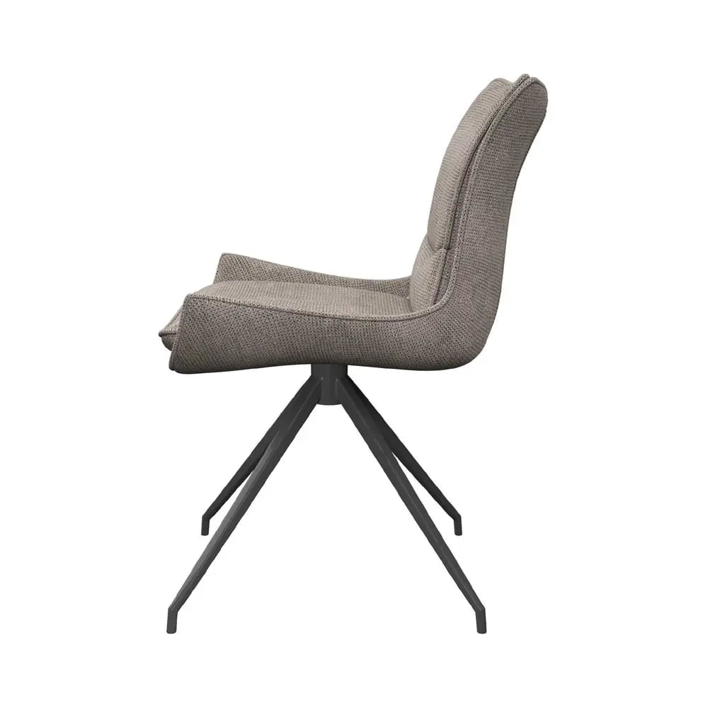 Amber Swivel Dining Chair Mink