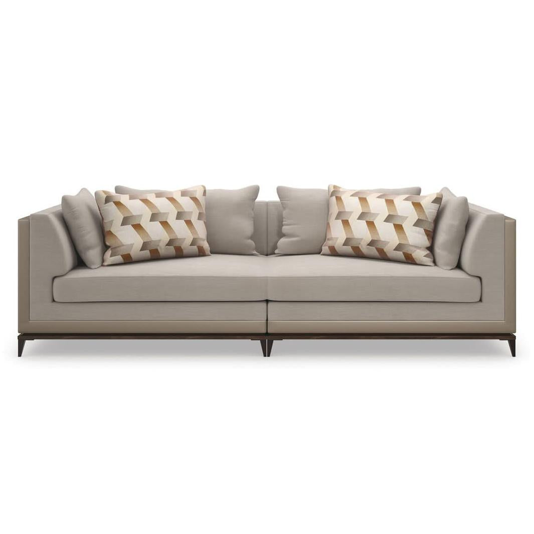 Caracole Archipelago 4 seat Split Sofa   Nicholas John Interiors