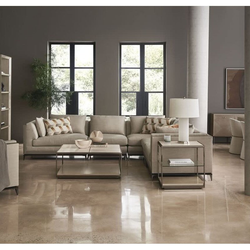 Caracole Archipelago 4 seat Split Sofa   Nicholas John Interiors