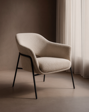 Tommy Franks Arteta Accent Chair - Steam Boucle   Nicholas John Interiors