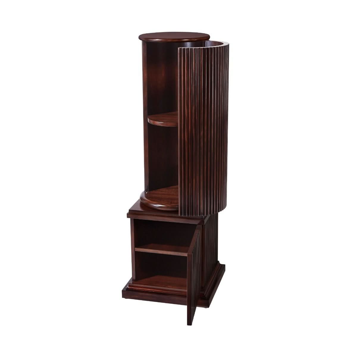 Theodore Alexander Pearson Storage Cabinet Column   Nicholas John Interiors