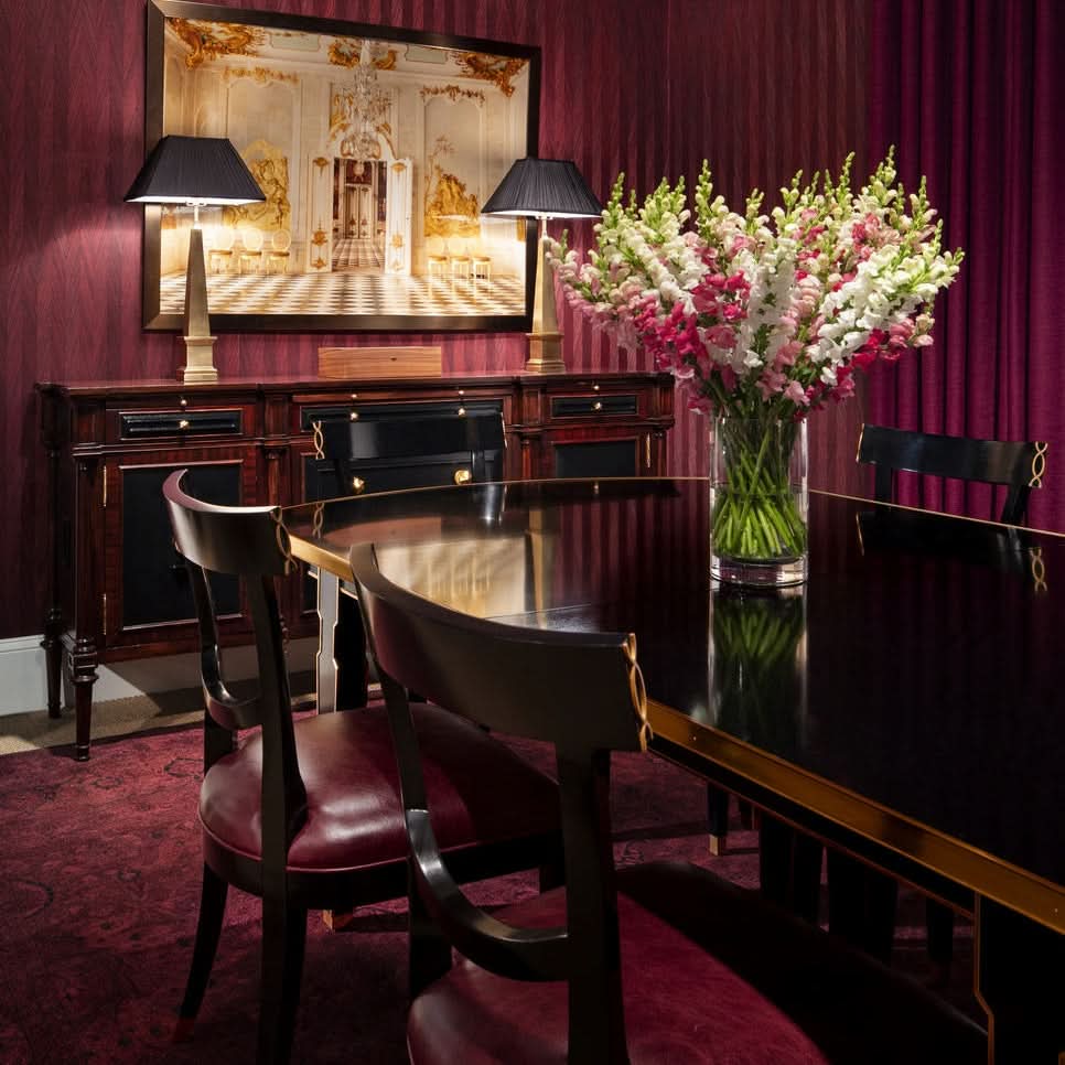 Theodore Alexander Extendable Dining Table Sebastiano 229-412cm   Nicholas John Interiors