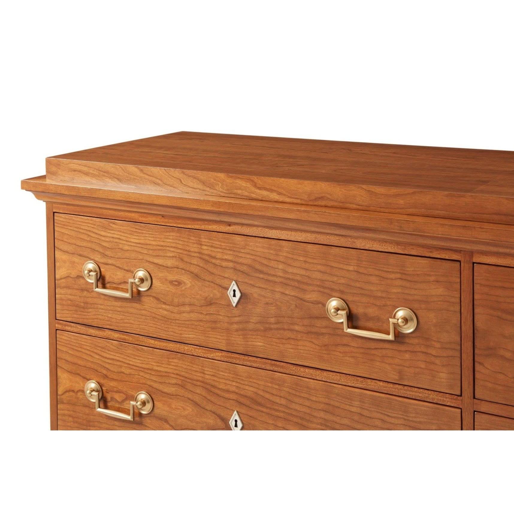 Theodore Alexander Viggo Cherry Wood Dresser   Nicholas John Interiors
