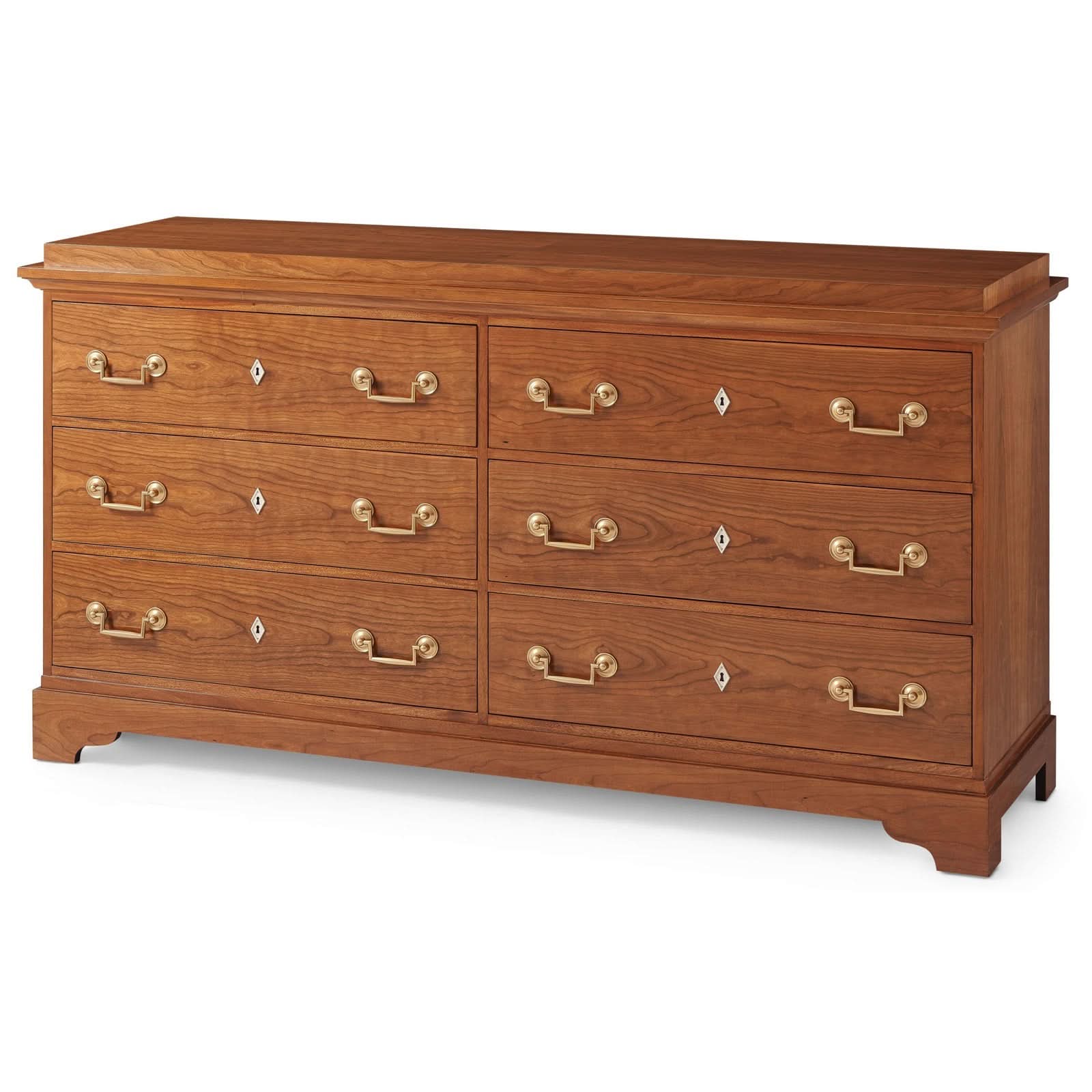 Theodore Alexander Viggo Cherry Wood Dresser   Nicholas John Interiors