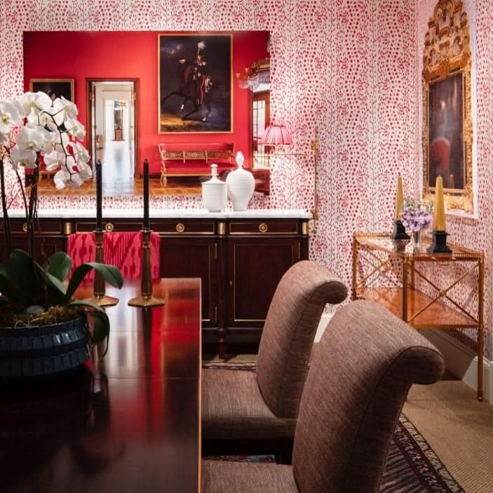 Theodore Alexander Hamilton Sideboard in Marble   Nicholas John Interiors