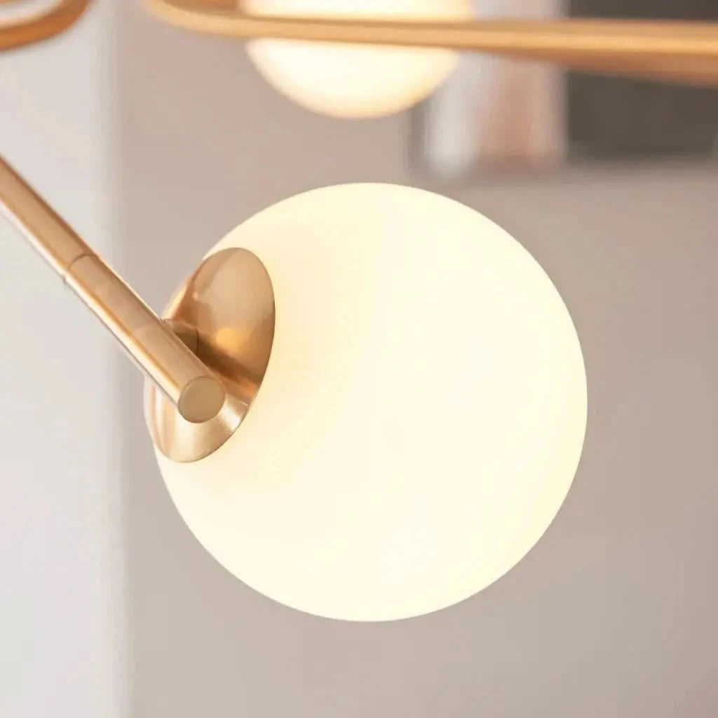 Aarion 10 Pendant Light Brushed Aged Brass   Nicholas John Interiors