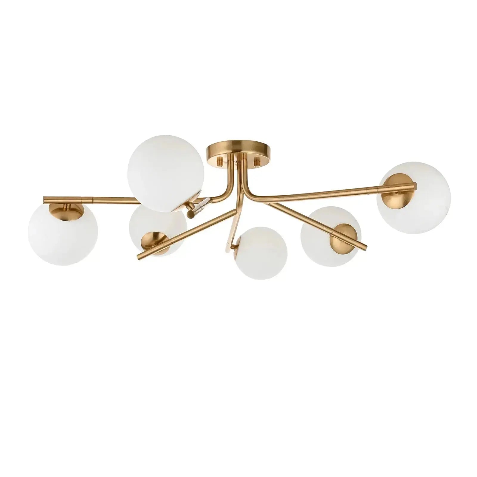 Aarion Ceiling Light Brushed Aged Brass   Nicholas John Interiors