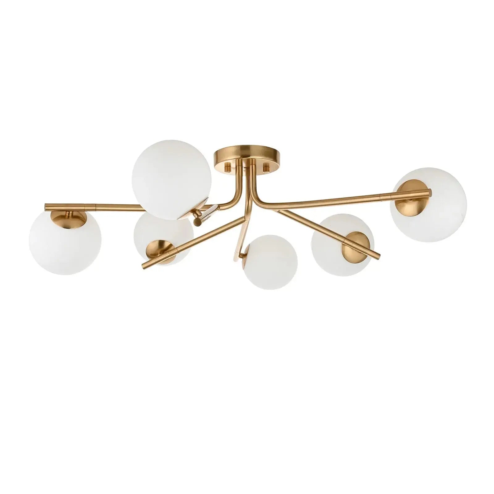 Aarion Ceiling Light Brushed Aged Brass   Nicholas John Interiors